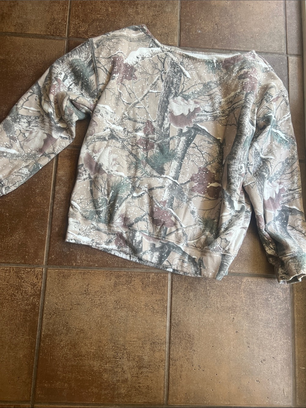 Hollister Camo Print Sweatshirt